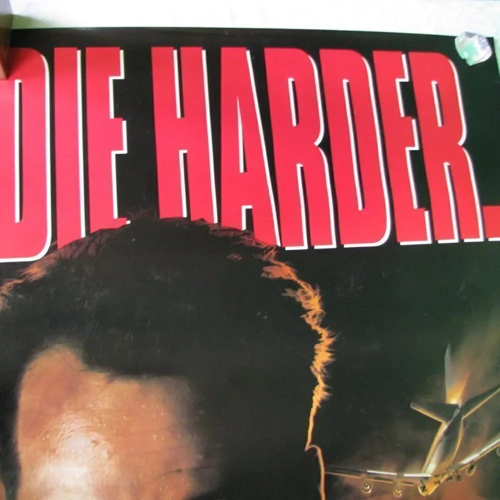 Vintage Die Hard 2 Movie Poster